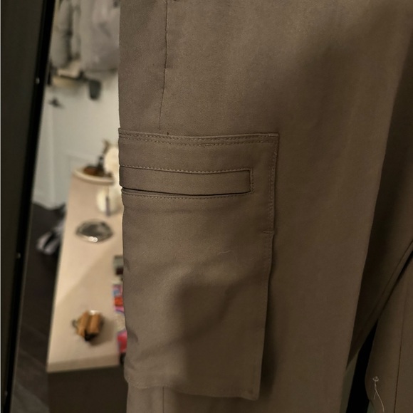 Musinsa EASY ELASTIC WAIST CARGO JOGGER SLACKS Dusty Beige - Picture 4 of 7